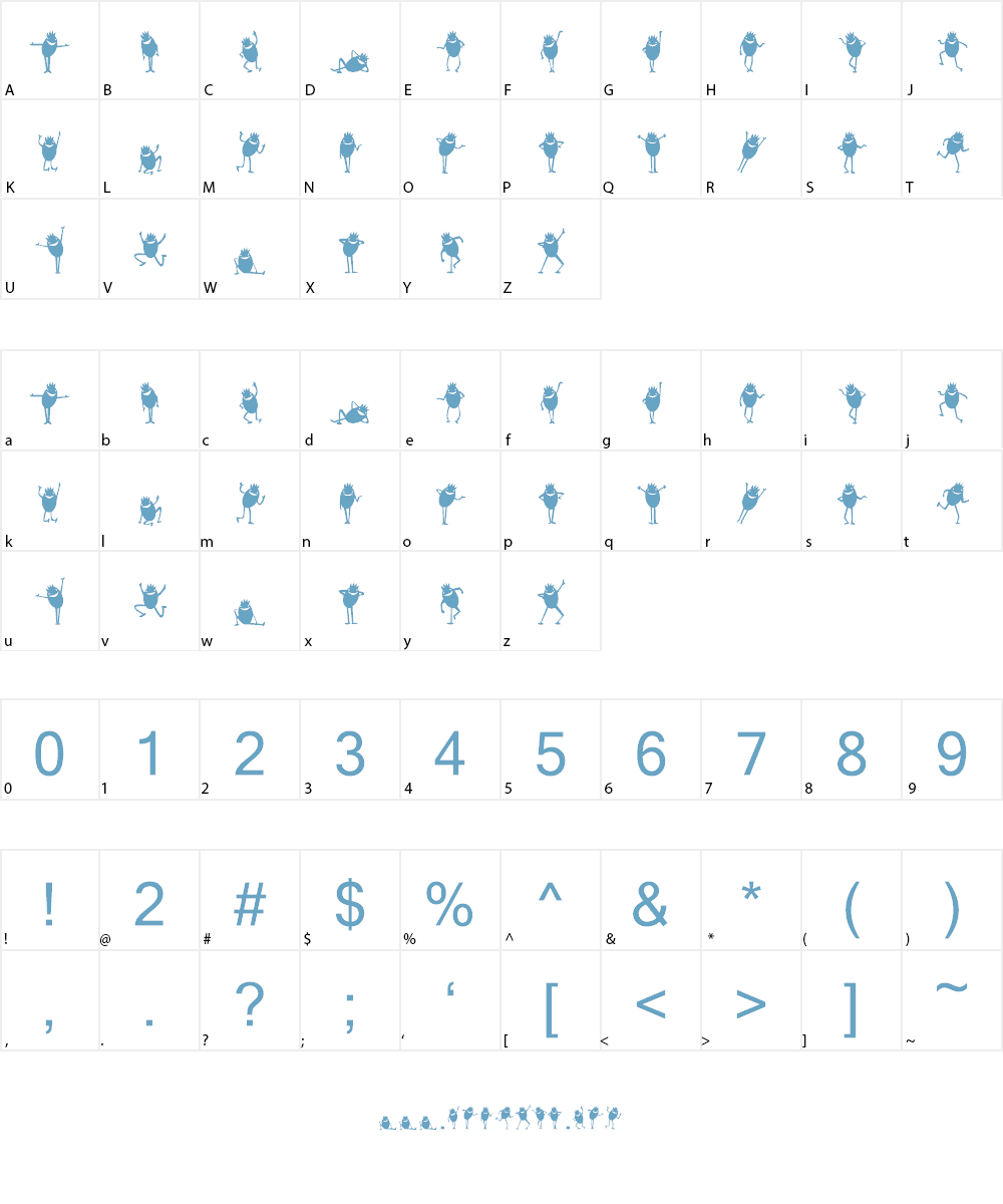 Diavolo Nero Font Character